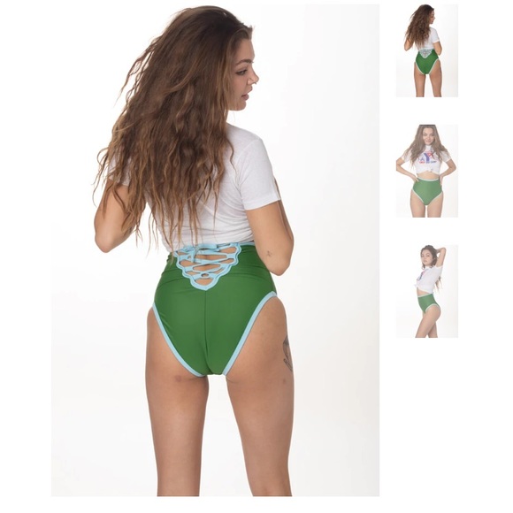 ✨Solstice Deep Dive Lace Up Swim Bottom - Picture 5 of 6